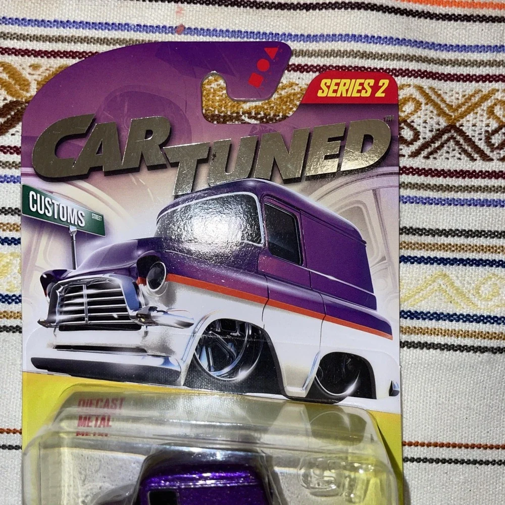 NEW Car Tuned Series 2 '57 GMC Panel 03 Purple Tan Automotive Hobbyist Collector